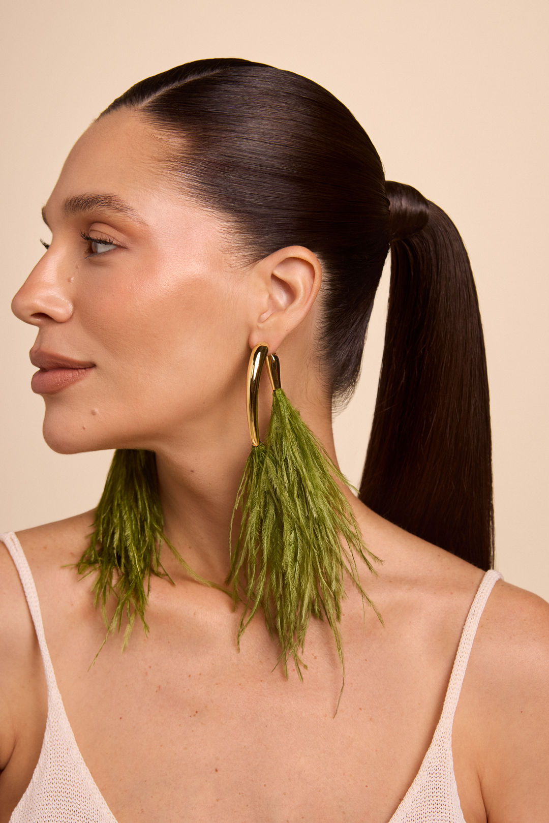 Levium Earring Feather