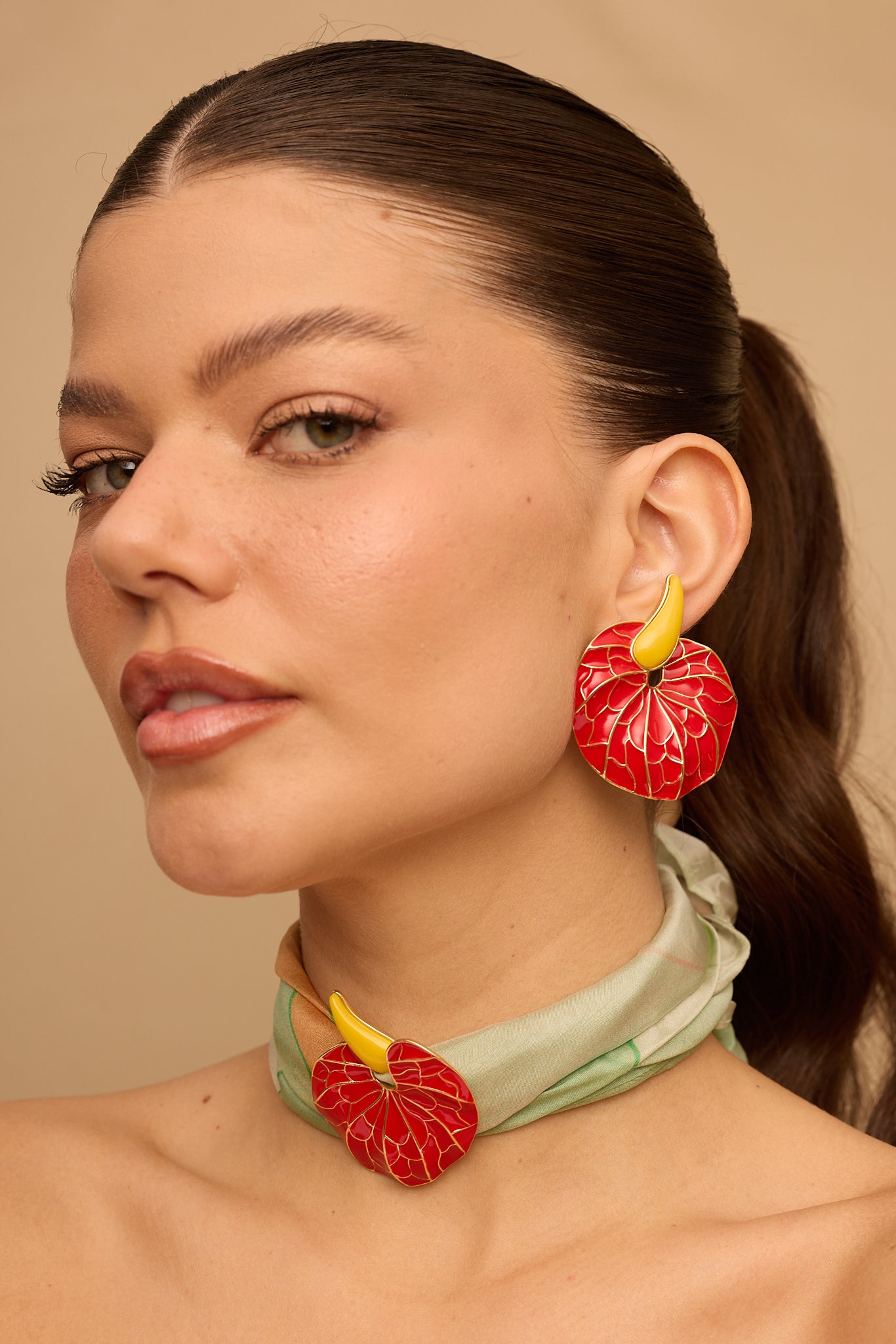 Antúrio Earring