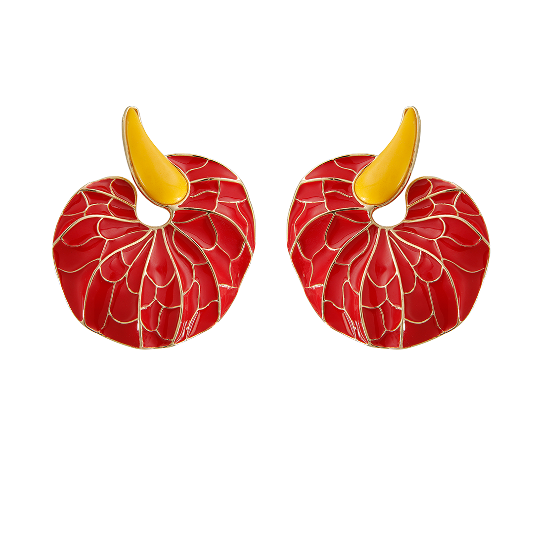Antúrio Earring